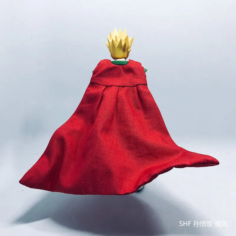 Dragon Ball Z Super Shf Series Anime Son Gohan Saiya Masked Superman Handmade Clothing Suitable for 1/12 Size Movable Humanoid