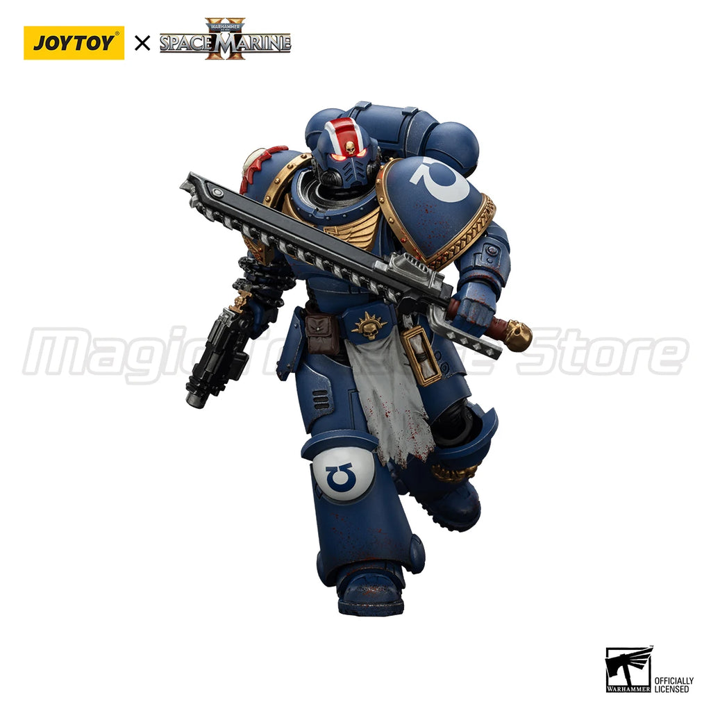 【MT】JOYTOY 1/18 Action Figure Warhammer 40K Ultramarines Lieutenant Titus-Collectors Edition Anime Model Toys Gift