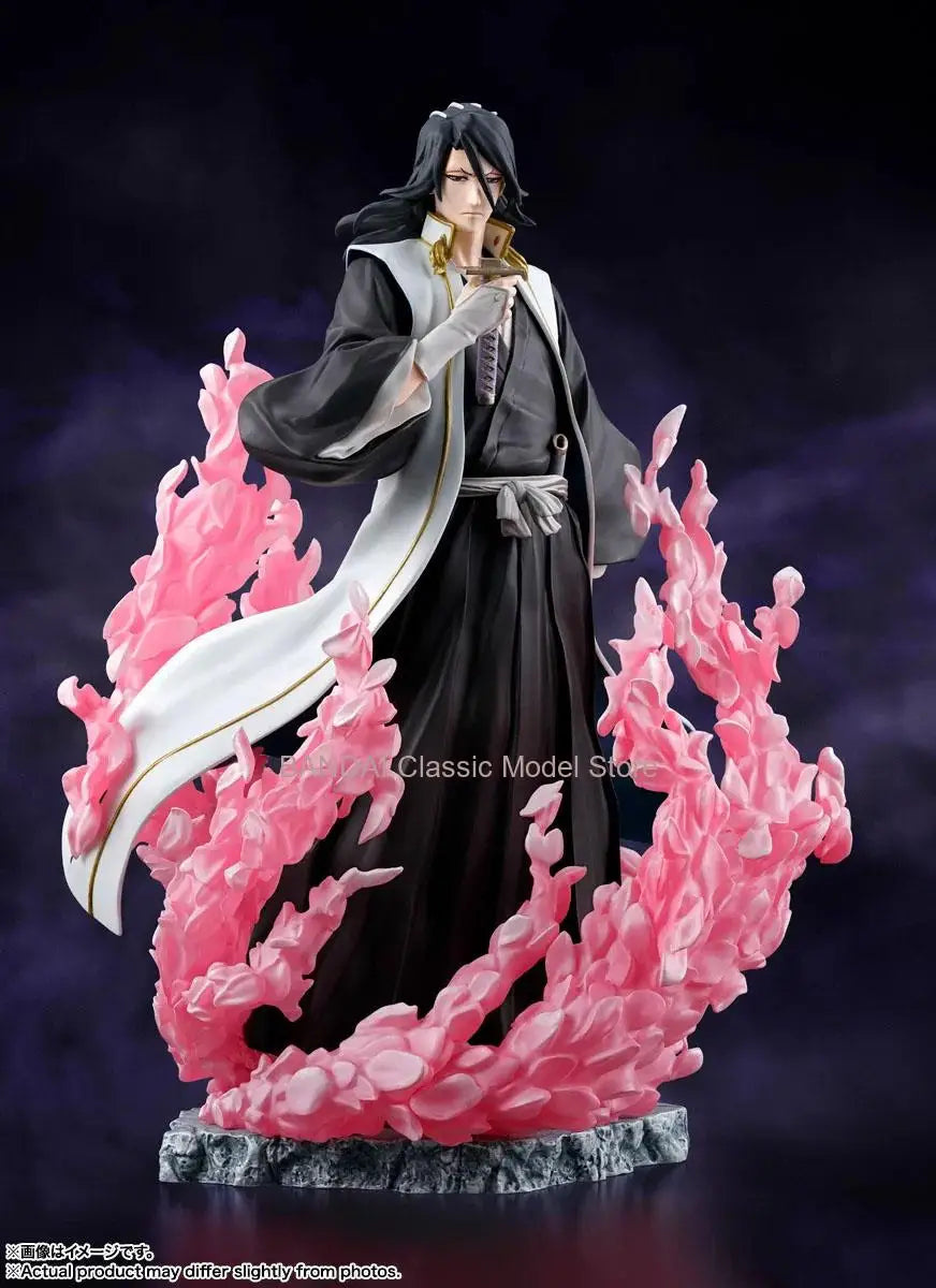 In Stock Original BANDAI Figuarts ZERO Kuchiki Byakuya 18.5CM Anime Figure Model Collectible Action Toys Gifts