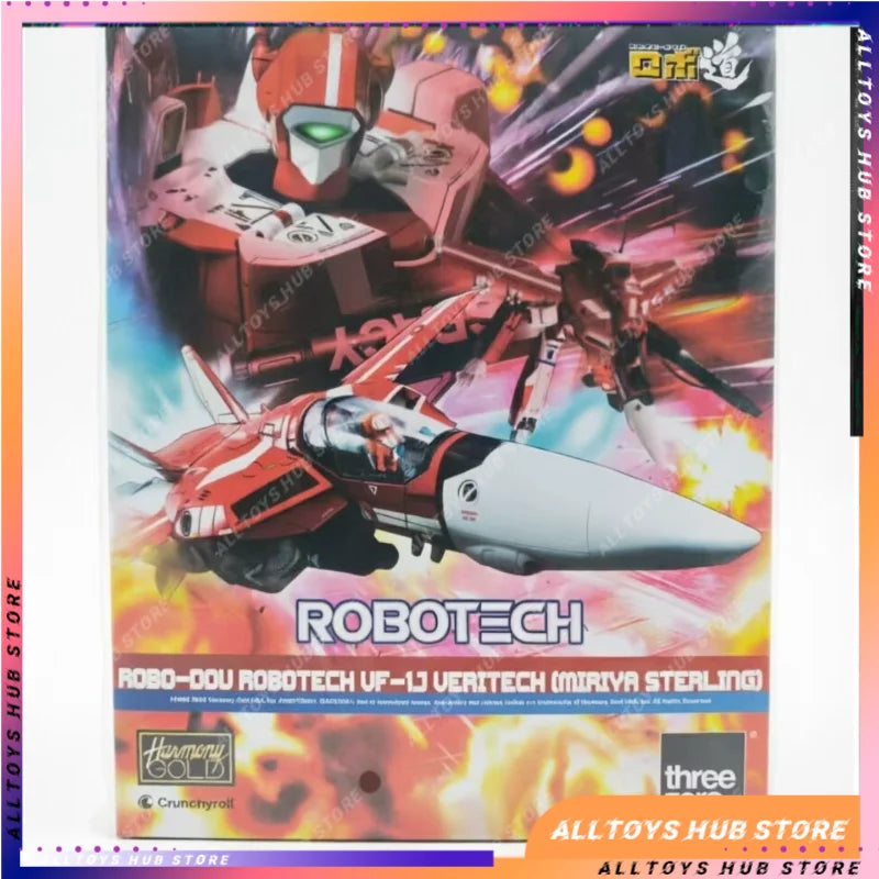 In stock Threezero ROBO-DOU Macross VERITECH VF-1J MAX VF1J Miriya VERITECH Action Figures Toy Gift Collection