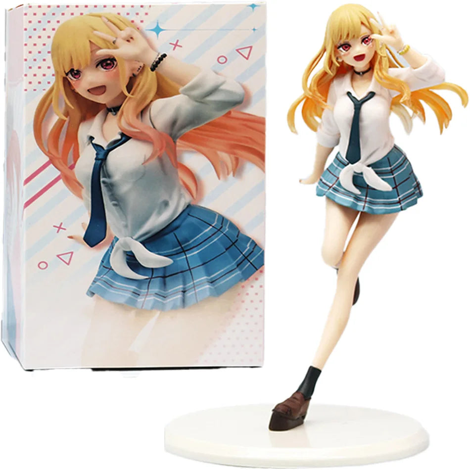My Dress Up Darling MARIN KITAKAWA Uniform Anime Figure Toys 18.5cm PVC Model Desk Decoration Collector Birthday Doll Gifts