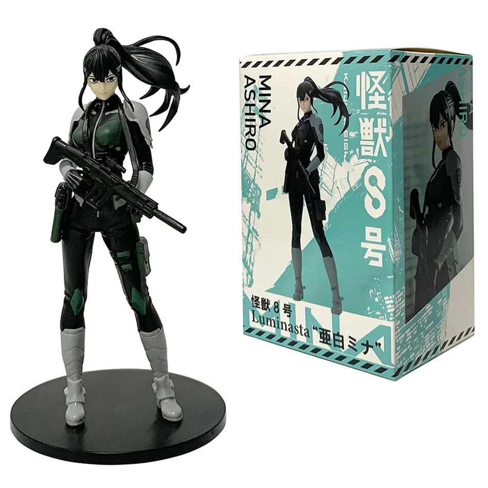 Hot 21cm Kaiju Number Eight Figure Kafka Hibino Stands Monster Form No. 8 Anime Decoration Model Ornaments