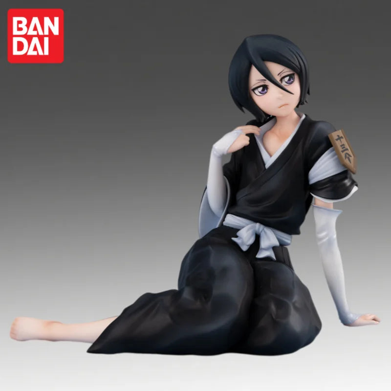 In Stock Bandai Original Megahouse Bleach Kuchiki Rukia Action Figure Model Doll Brand New Boxed Toys Model Anime Characters