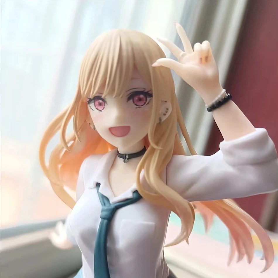My Dress Up Darling Kitagawa Marin Anime Figure PVC Collection School Uniform Liz Devil Style Desktop Ornaments Model Toys Gifts