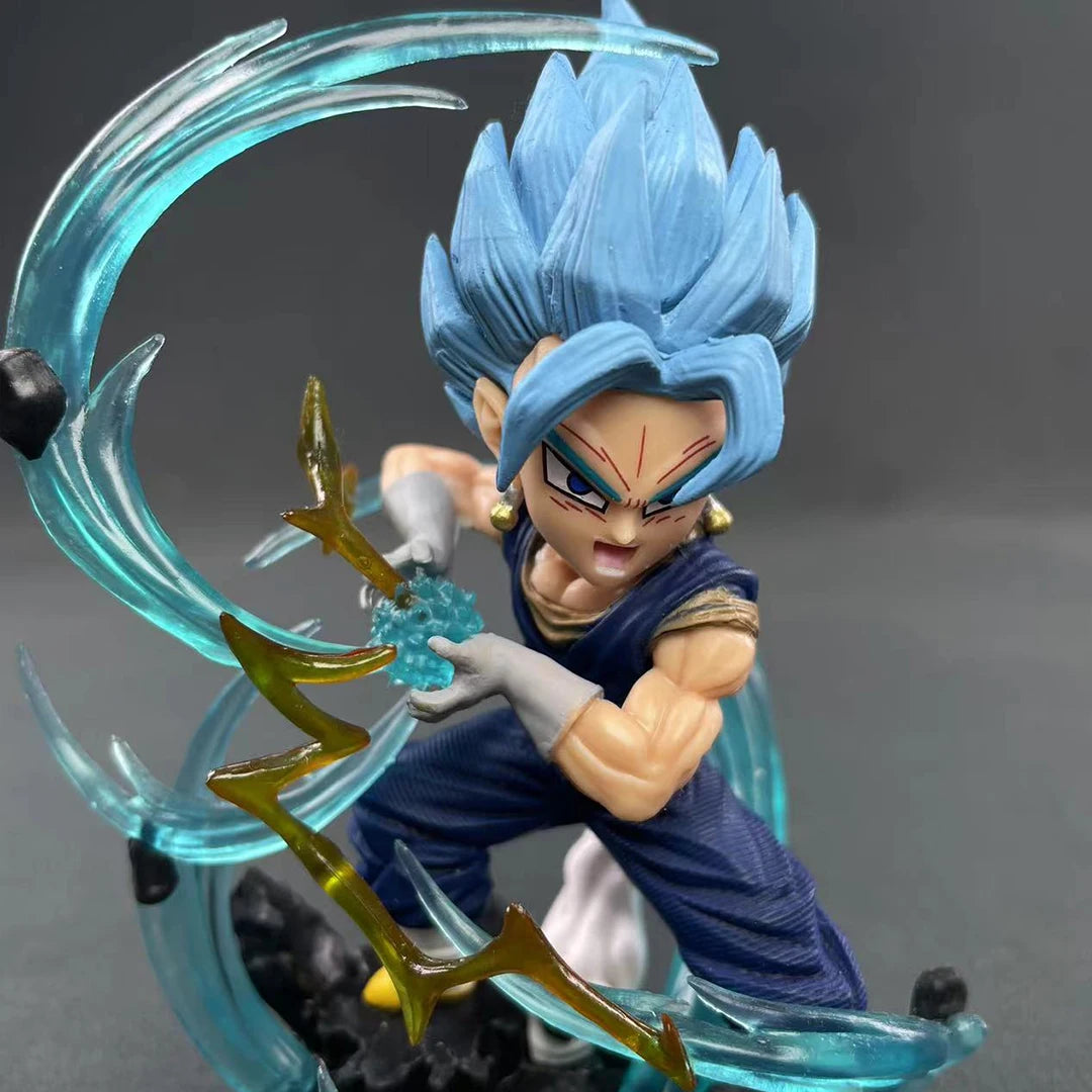 Q версия Dragon Ball Z Vegeta фигурка Vegetto 11CM PVC екшън фигурки колекция модели играчки