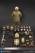 1/6 DID D80185 North Africa Soldier Doll Foot Supply Tom Cruise India Model 2 Head Types Toys Model For 12" Figure Fans Collect