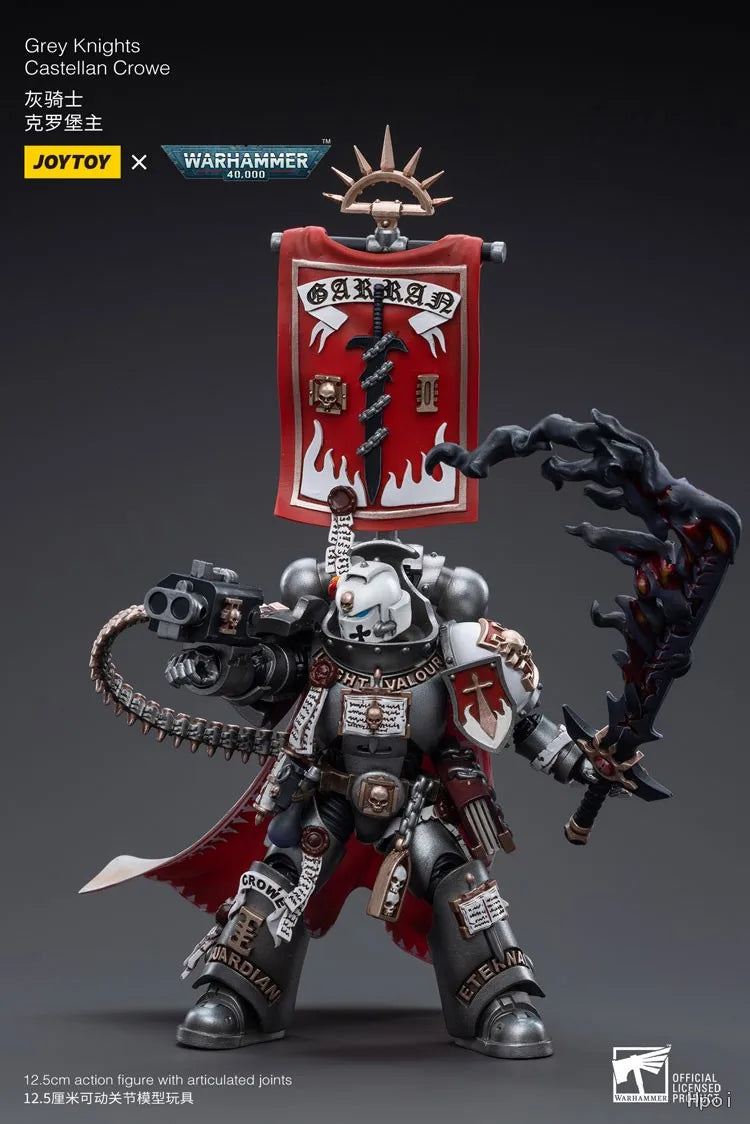 【SF】JOYTOY 1/18 Action Figures Grey Knights Castellan Crowe  Anime Model  Gifts  Collection Toys