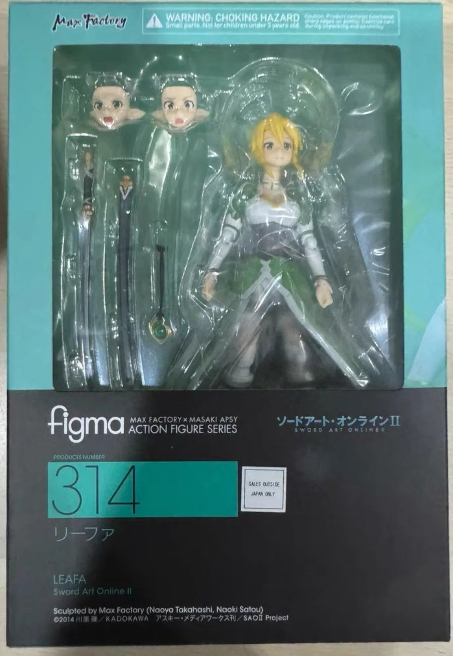 In Stock Original Max Factory Figma #314 Sword Art Online II Kirigaya Suguha Anime Figure Action Figure Gift Collection Toy