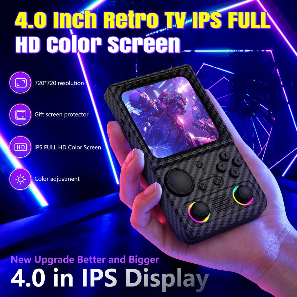 AISLPC R36T MAX Retro Handheld Game Console EmuEMEC System 20000+Games 4.0'' IPS Screen Supports 5G Portable Pocket Video Player
