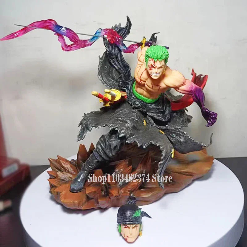Anime One Piece Sabo Statue Blazing Angel Boa Hancock Figurine GK Yama Roronoa Zoro Figures Sky Painting Model PVC Luffy Toys