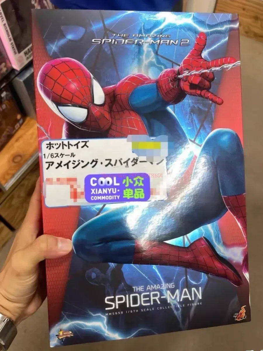 Hot Toys Mms679 Mms680 Mms658 Marvel Spider-Man No Way Home New Red & Blue Suit Anime Action Figure Collection Children Gifts