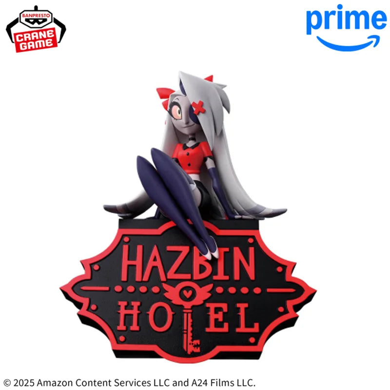 Genuine Original Bandai Banpresto Hazbin Hotel Vaggie PVC Anime Figure Model Collector Figurine Toys Desktop Ornament Doll Gift