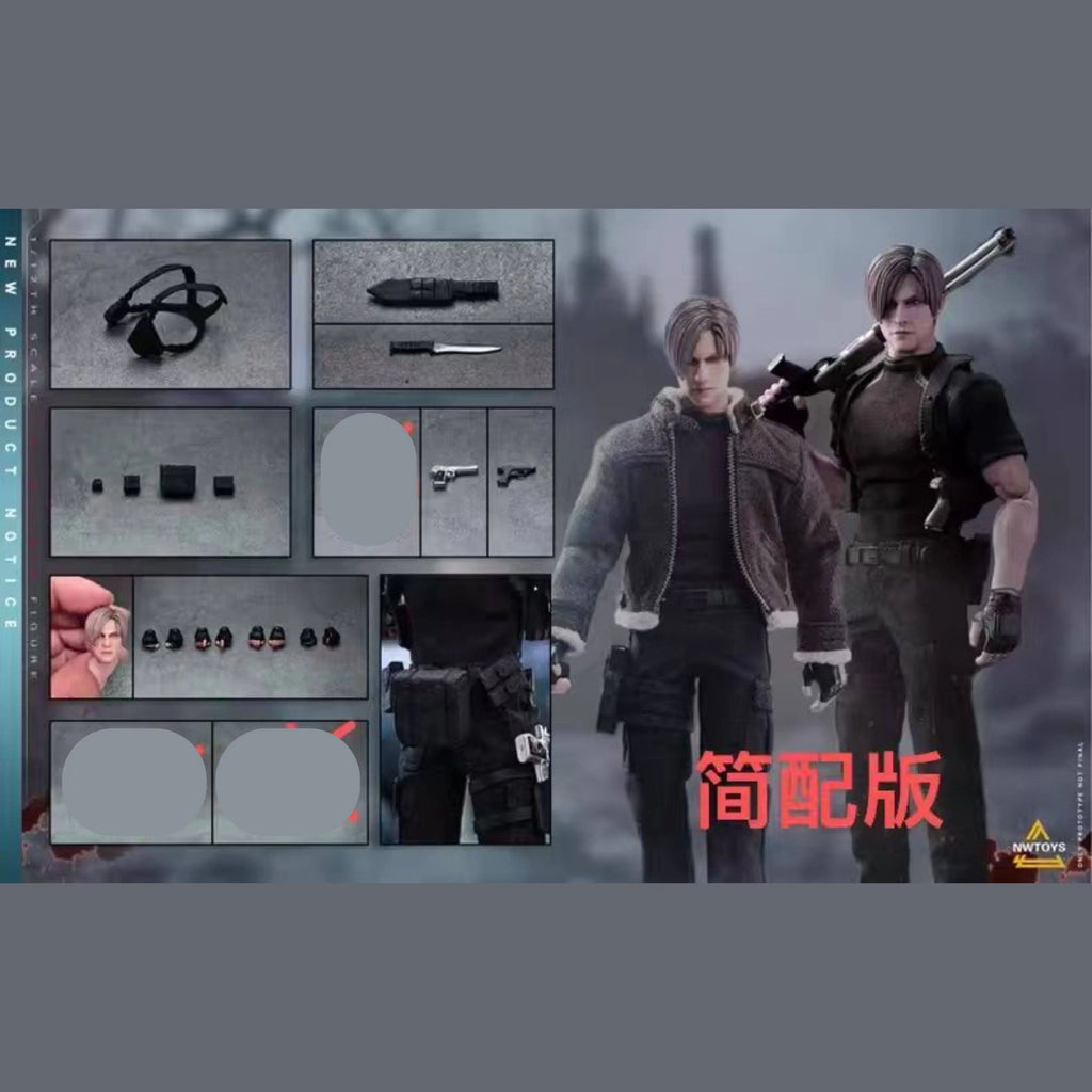Limtoys Resident Evil Leon S Kennedy Rpd Police Officer 1 12 Scale Articulated Action Figure