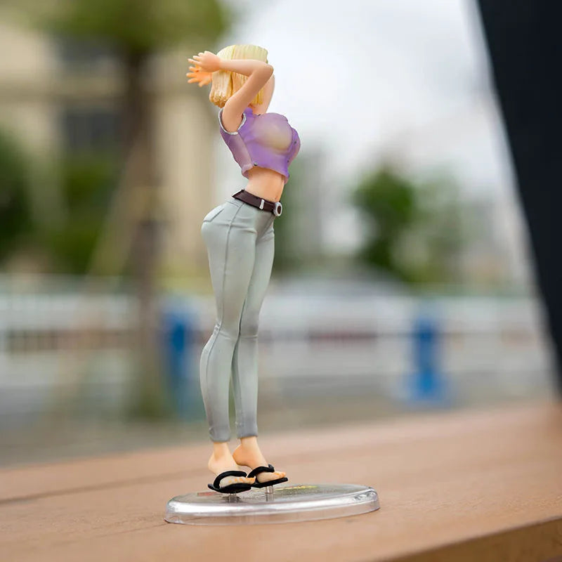 Dragon Ball Gals Android 18 Ver. III Mädchen Spielzeug Figur Japanische Anime Figuren PVC Actionfigur Puppenspiel Sammlermodell Geschenke