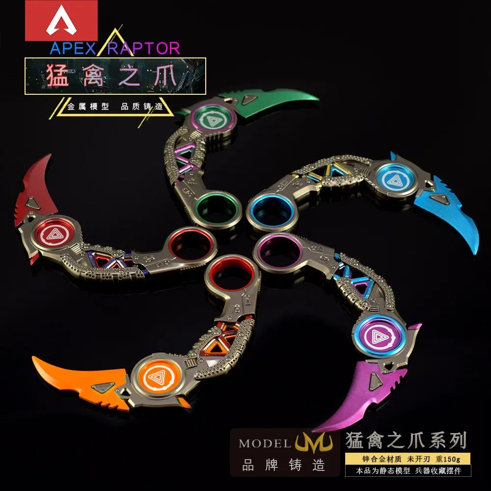 15cm Apex Heirloom The Claw of A Raptor Karambit Melee Knife Toy Sword Figure Combat Knife Gifts for Friends Game Peripheral