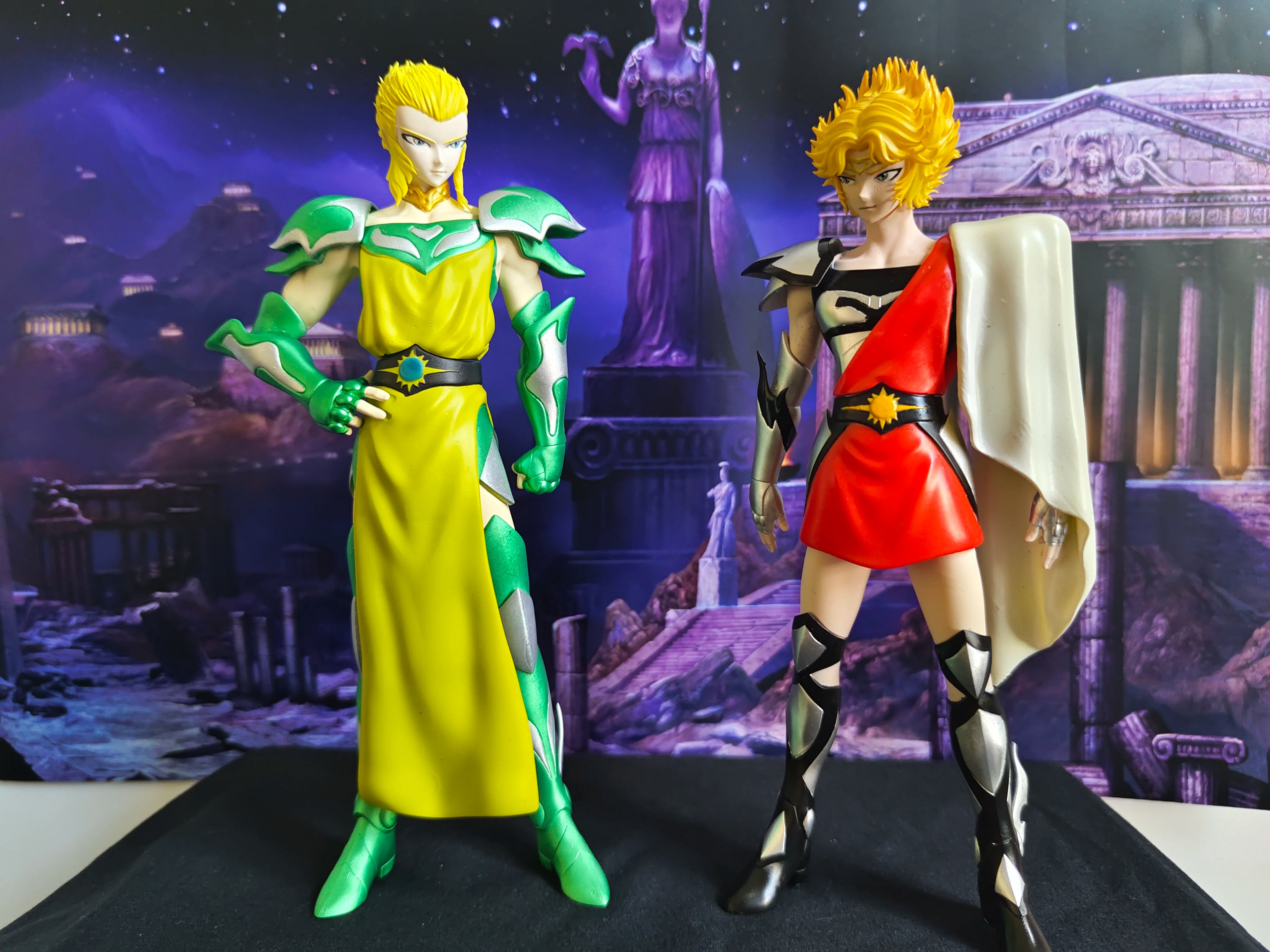 Saint Seiya Abel & His Corona Saints Resin Statue Model - Altar Ashlesha, Coma Berenice, Lynx Jaoh Figures