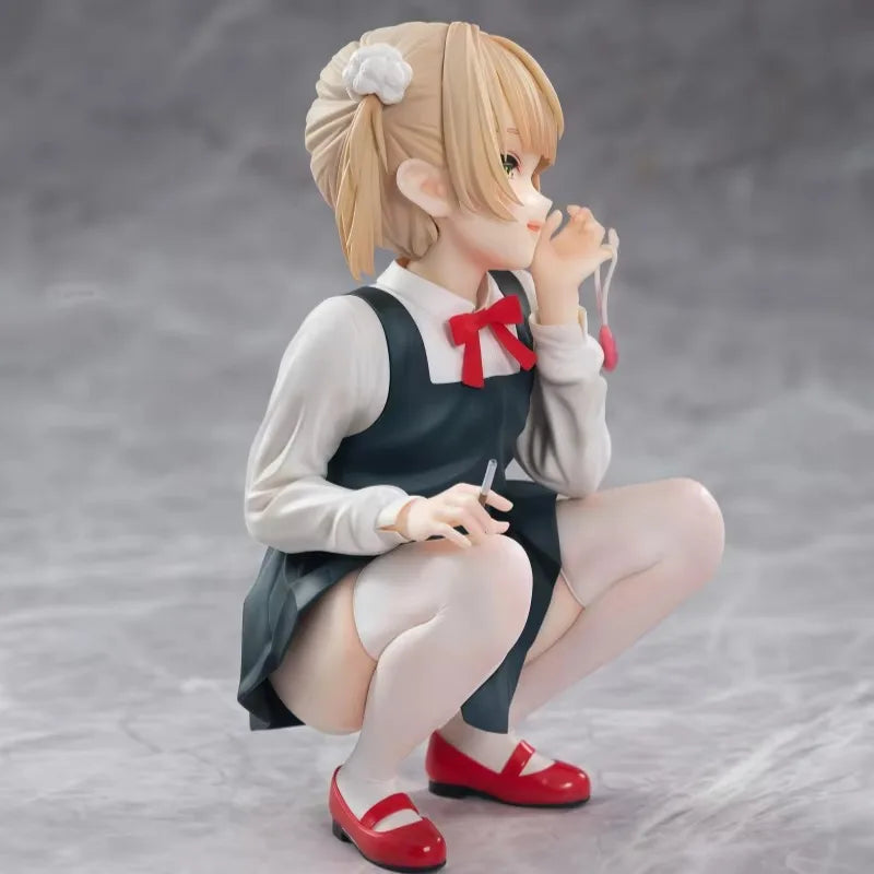 Virtual YouTuber Shigure Ui Anime Girl Figure  Hanazono Serena Figure Anime GK Figure Tide Play Model Statue Ornament 15cm Gifts