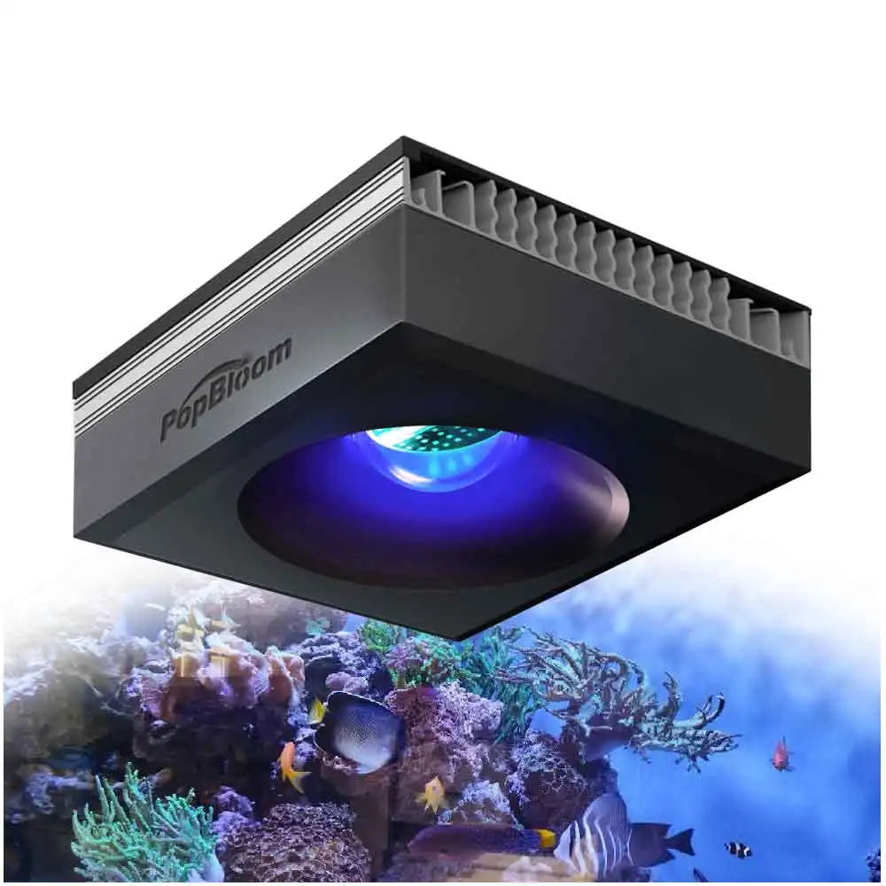 PopBloom RL90/RL180 WiFi Aquarium Light, Lamp for Marine Aquarium, Full Spectrum Aquarium LED Light for Reef Coral SPS/LPS Tank
