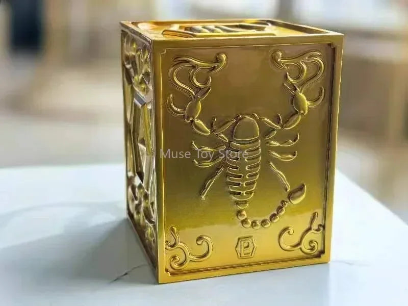 FOC GK Mini Saint Seiya Myth Cloth BOX Knights of The Zodiac 12 Constellation Box Gift Action Figure Model Toy Resin Q Statue
