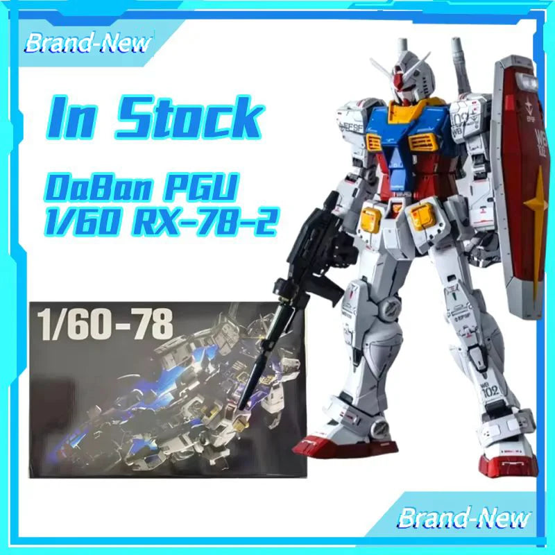 【IN STOCK】Daban Pgu 1/60 Rx-78-2 2.0 High-Precision Framework Assembly Action Figure Doll Model Kit Figures Collection Toy Gift