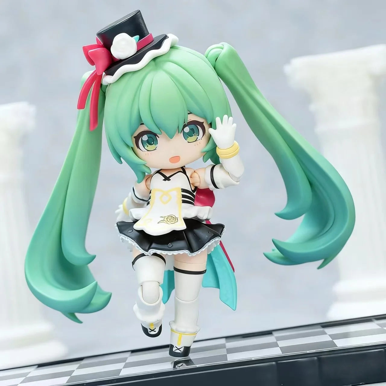 In Stock BLOKEES Qi Yu Ji Q Hatsune Miku The Future Is with You Figure Model Peripheral Action Figure Collection Gift
