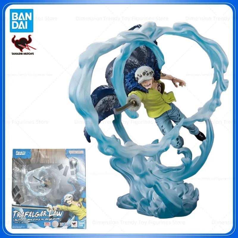 In Stock Bandai Figuarts Zero Onigashima Decisive Battle Anime One Piece Trafalgarro Extra Battle Action Figures Model Toy DT
