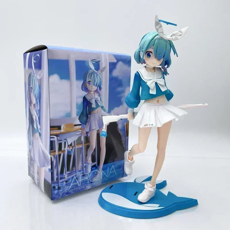 17cm Blue Archive Tsukatsuki Rio Anime Girl Figure Kisaki/Arona/Sunaookami Shiroko/Ichinose Asuna Action Figure Model Doll Toys