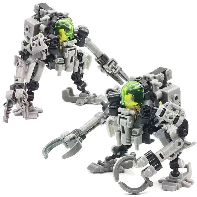 RIHIO Multiabyss Transformation V-LINK Robot MM-009 ERGATES 1:60 Assembled Mecha Pilot Anime Movie Action Figure Boys Toy Gifts