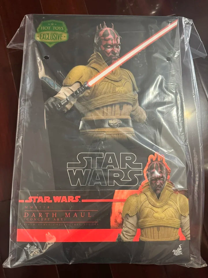 In Stock Hot Toys Star Wars: Episode I Darth Maul Concept Art Version 1:6 Scale Collectible Action Figure Anime Models Toy Gift