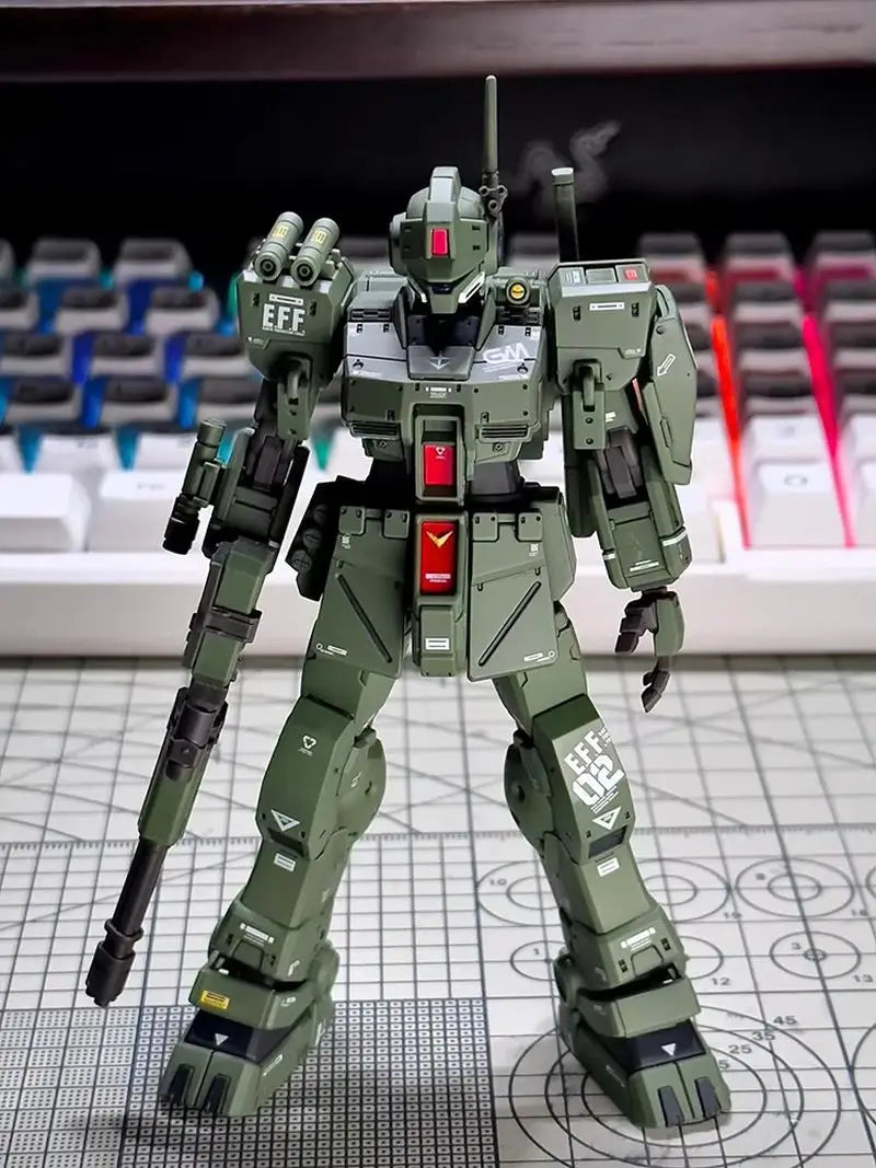 New XFS HG Rgm-79s Gm Spartan 1/144 Scale Assembly Model Kit Action Figure Decorative Plastic Hobby Doll Toy For Collection Gift