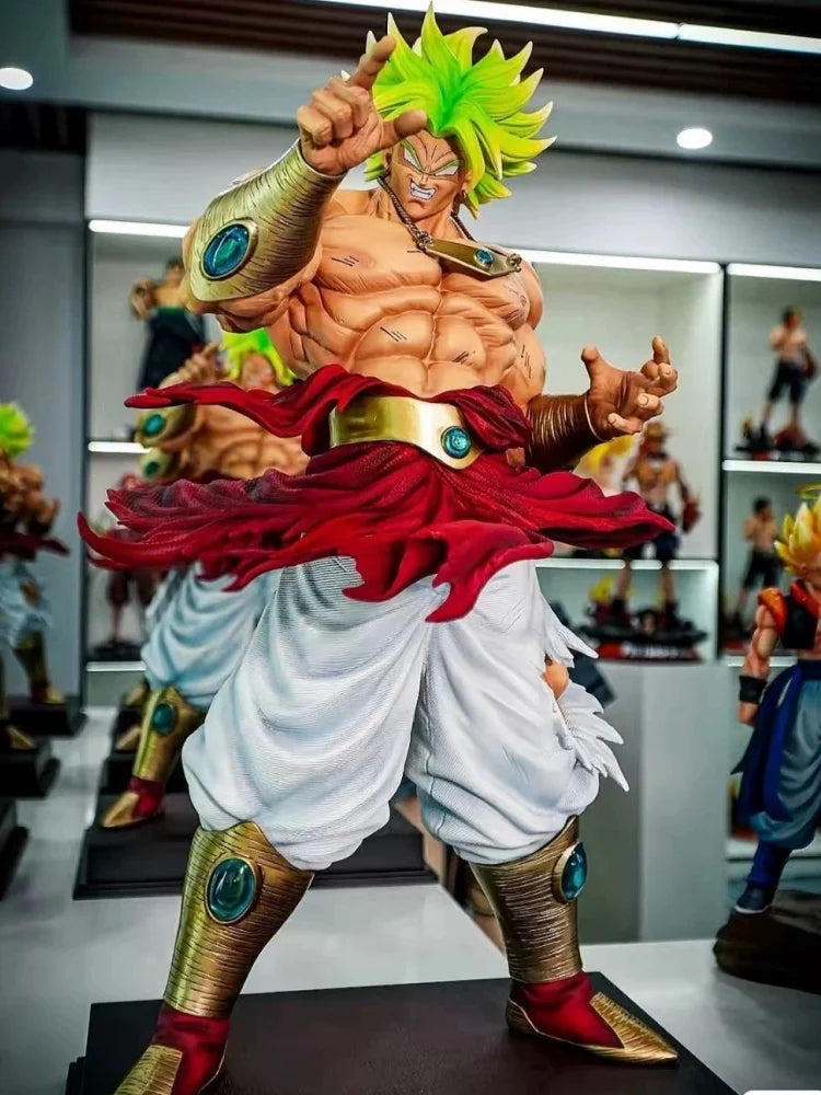 50 cm Jt Toys Dragon Ball Super Saiyajin Broly Figur Anime Actionfigur PVC Statue Modell zum Sammeln und Verschenken