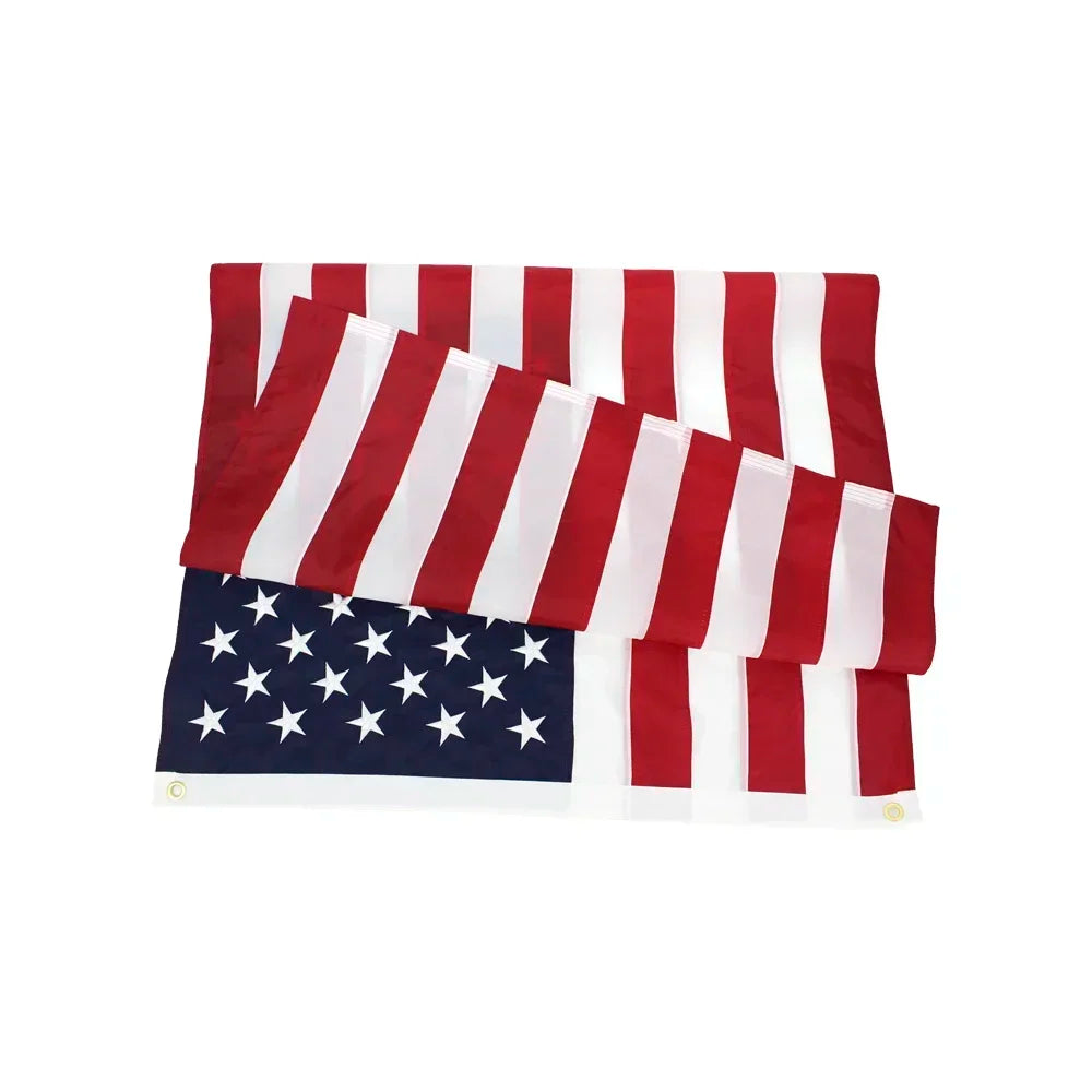 Heavy Duty US 3x5 Feet Waterproof Nylon Embroidered Stars Sewn Stripes USA American Flag Embroidery