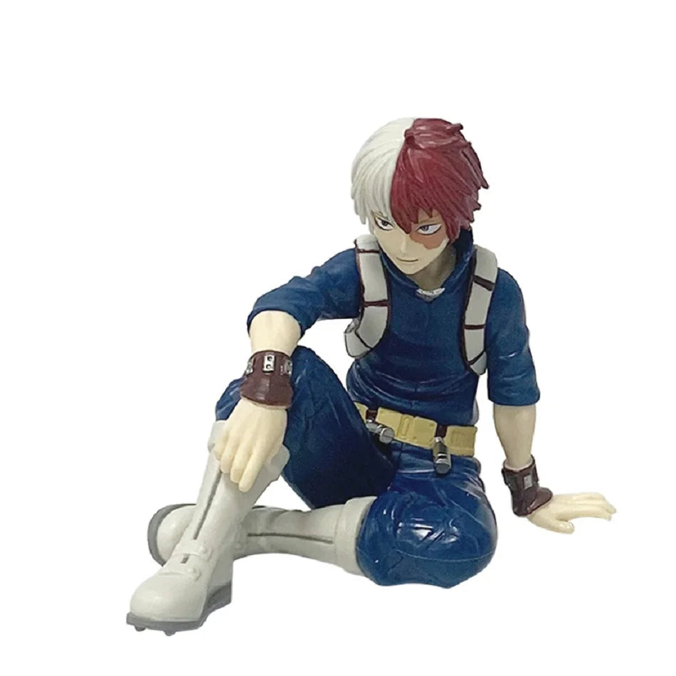 Нова аниме фигурка My Hero Academia, Шото Бакугоу, Боку Изуку Дюк, PVC екшън, четири фигурки, седнала поза, серия, колекция, модел