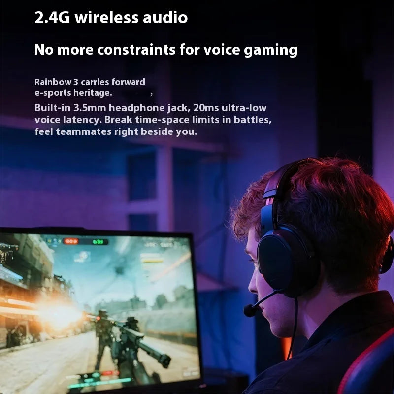 MOJHON  Rainbow 3 Series Wireless Gaming Controller E-sport Electrostatic Capacitance Joystick Hall Effect Liner Trigger 8kHz