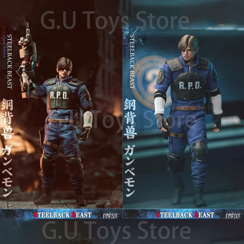 In Stock Patriot Studio 1 12 Leon S Kennedy Collectible Action Figure Resident Evil Real Masterpiece RPD Gift For Toy Collectors