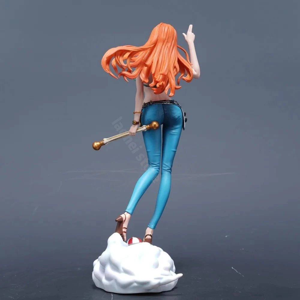 Anime ONE PIECE Figur Nami Actionfiguren PVC Statue Desktop Ornamen Sammlung Modell Spielzeug Geschenke