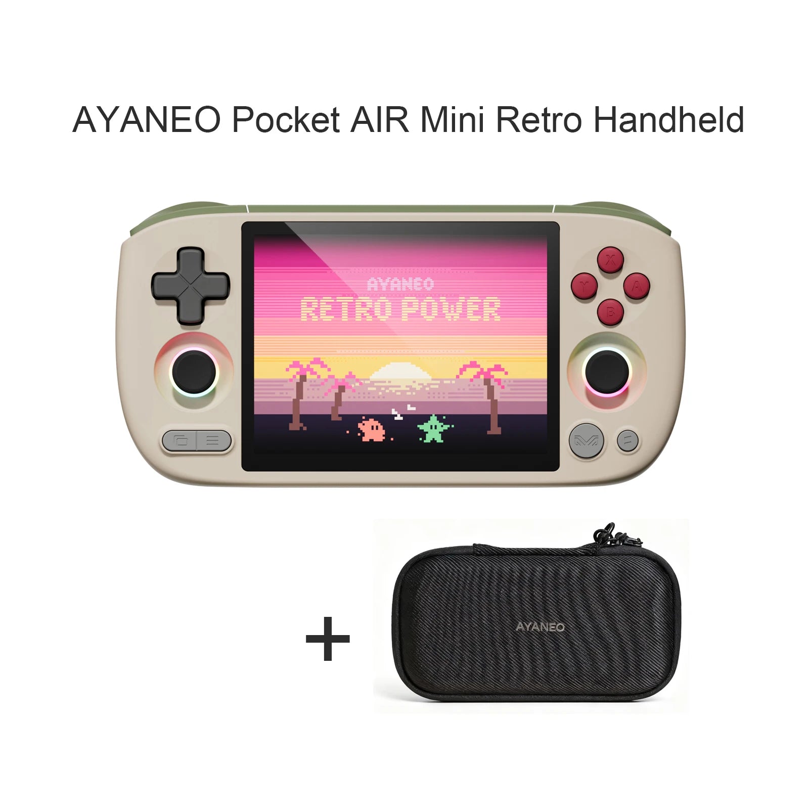 AYANEO Pocket AIR Mini Retro Handheld 4.2-inch 4:3 HD Screen with Carrying Case Storage Bag Protective Retro Pocket Consoles