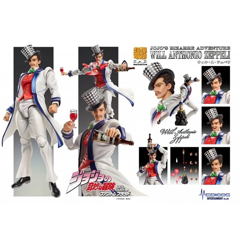 Anime Figures All Types Medicos Original Super Action Statue Jojo's Bizarre Adventure Season 1-8 Anime Model  Action Anime Toys