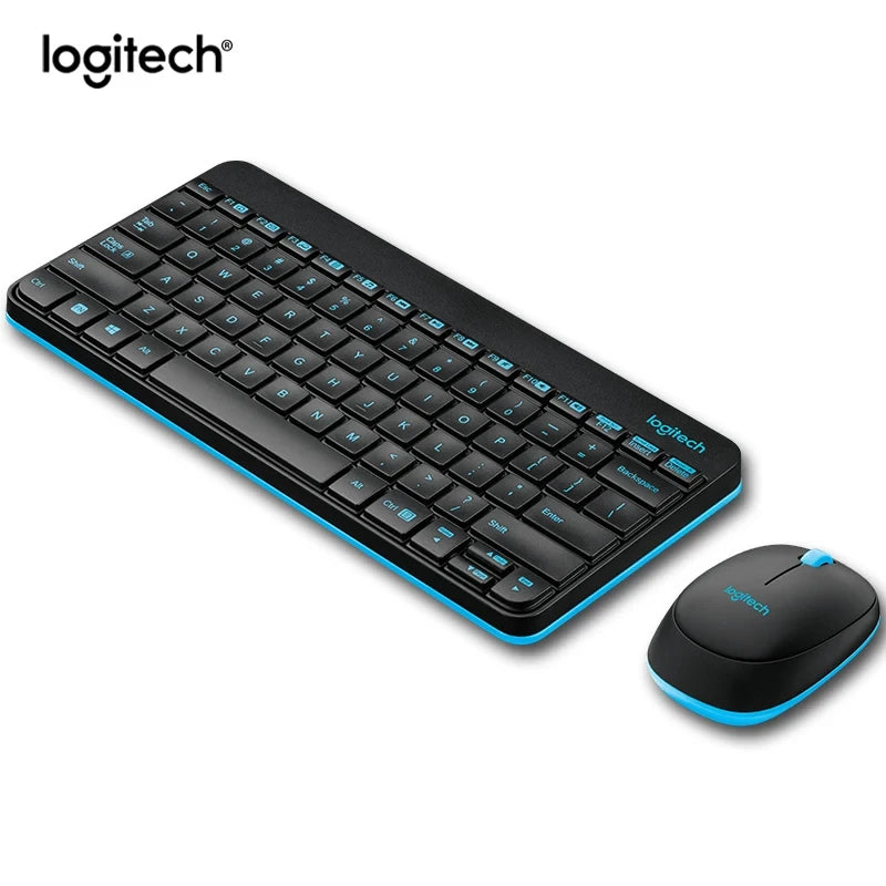 Logitech Mk245 USB-Kabelloses Tastatur-Maus-Set, wasserdicht, spritzwassergeschützt, geeignet für den Einsatz auf Laptops, Desktops, Heimbüros