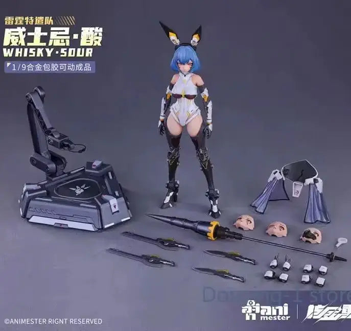 In Stock Gold Reconstructed AniMester Whiskey Sour Regalo Anime Action Figure Model Collection Model Gift
