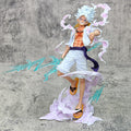 23 cm große One Piece-Figur NY Nika Luffy Sonnengott 5. Gang Form Wolkenstraße Fliegender Donner Modellornament