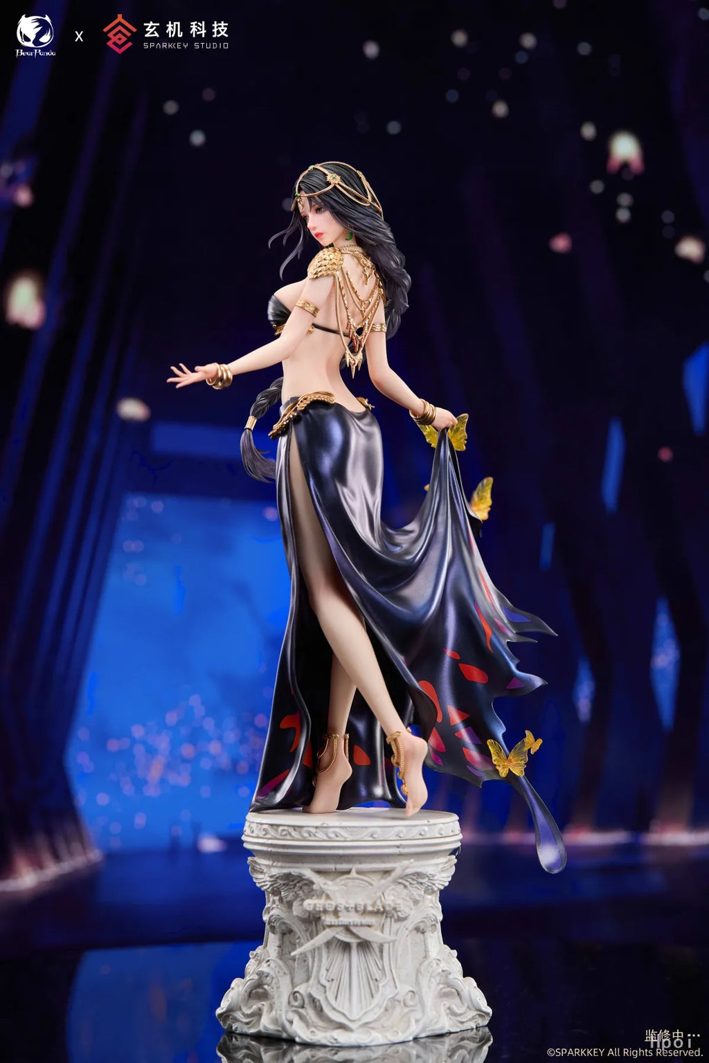 +In Stock Original BearPanda Ghost Sword Hai Fengling Encounter Ver 40cm Animation Statue Ornament Doll 1/6 Figure Model