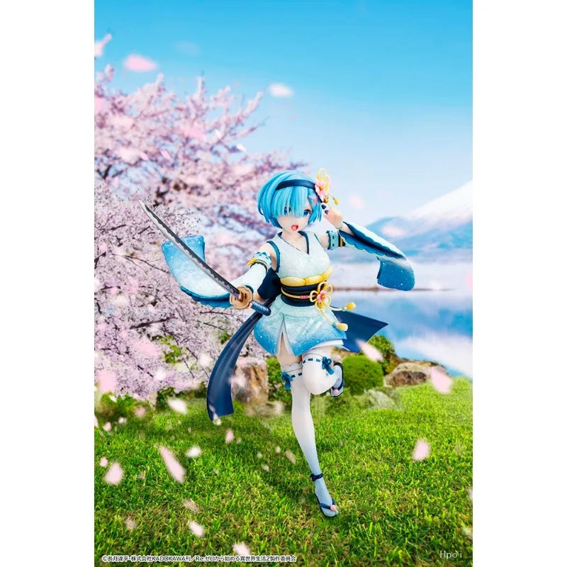 In Stock Original KADOKAWA KDcolle Re: ZERO - Starting Life in Another World REM Battle Costume Anime Figure Toy