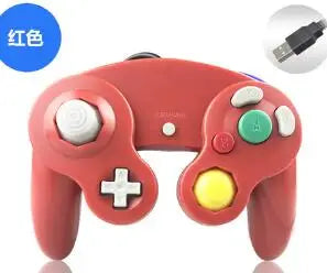 4 Color USB Interface wired game controller gamepad joystick gaming with disc driver for PC  games  NOT For  NGC