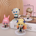 Honkai Impact 3 Q Version Dolls Anime Figure Rita Rossweisse Yae Sakura Raiden Mei Kiana Kaslana Model Kids Toys Car Decoration