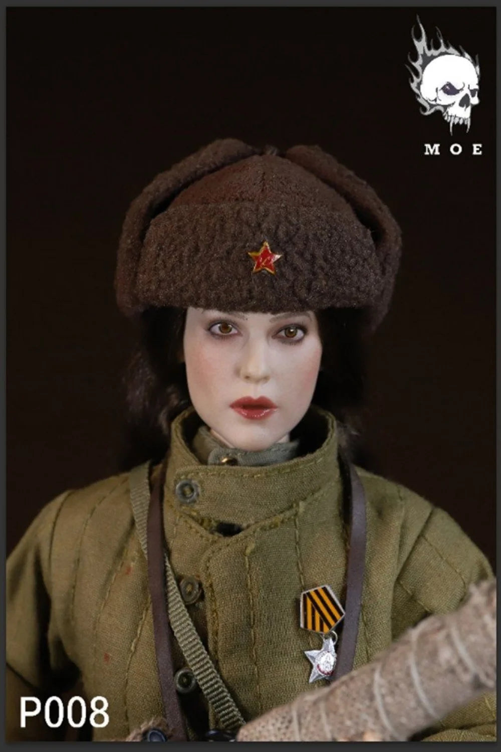 In Stock MOETOYS P008 1/6 Scale Soviet Female Snow Sniper Female Soldier Full Set for 12inchs Action Figure Model Toys