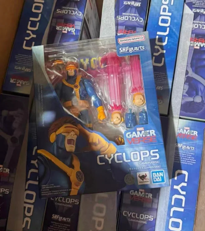 In Stock Bandai Soul SHF Marvel X-Men Cyclops GAMERVERSE Movable Finished Figure Doll Collection Gift
