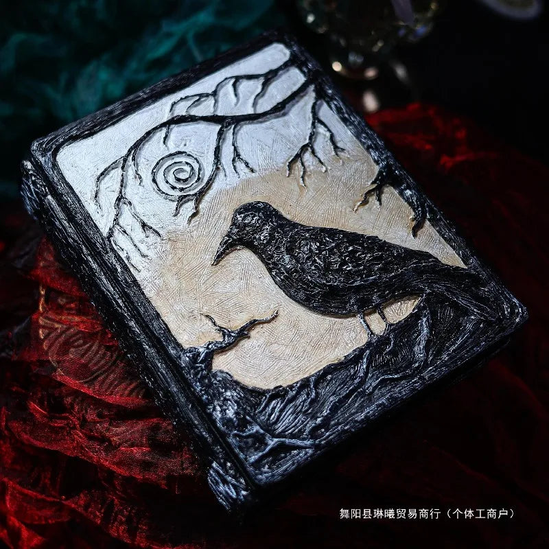 Naruto Crow Handmade Three-dimensional Relief Uchiha Itachi A5 Loose-leaf Card Collection Collection Book Gift Cthulhu
