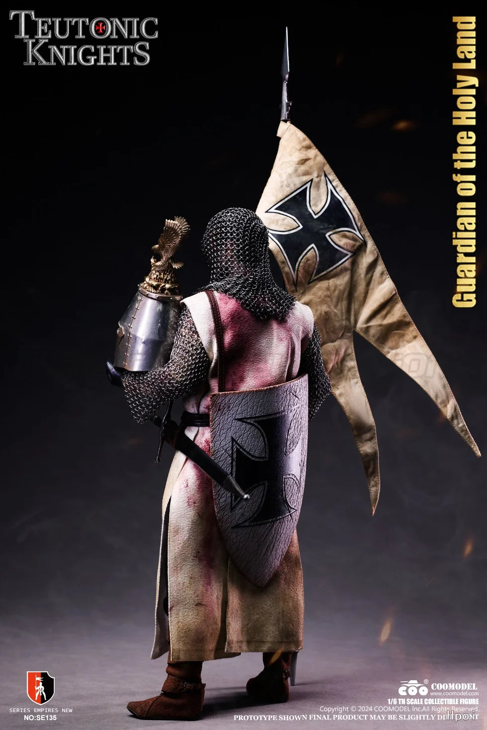 【MT】Original COOMODEL Empire Series SE135 SE136 TEUTONIC KNIGHTS COMMANDER 1/6 Action Figure Toy Collection