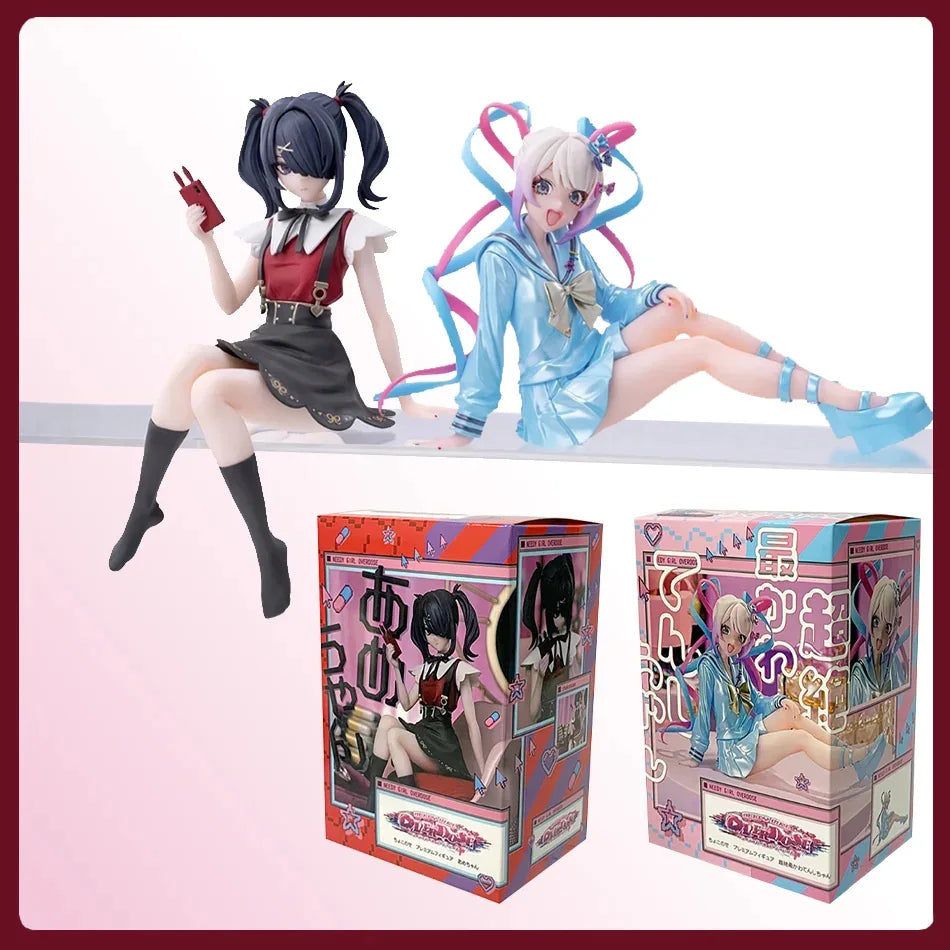 14CM Anime NEEDY GIRL OVERDOSE Small Seat Series Figure KAnge Standing Animation Model Toy Gift Collection Decoration Ornaments